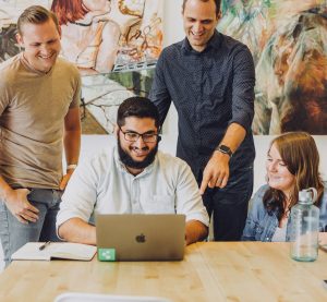 Ein Team bei der Arbeit