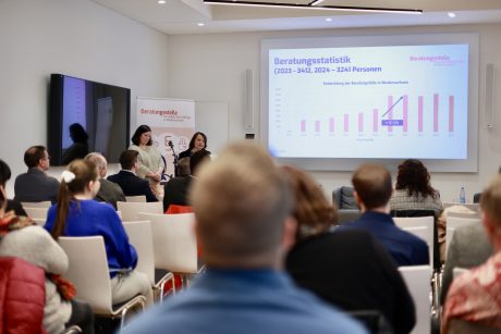 Blick in die Saal während der Veranstaltung